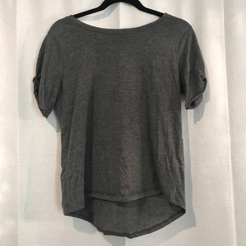 Grey lose fitting top